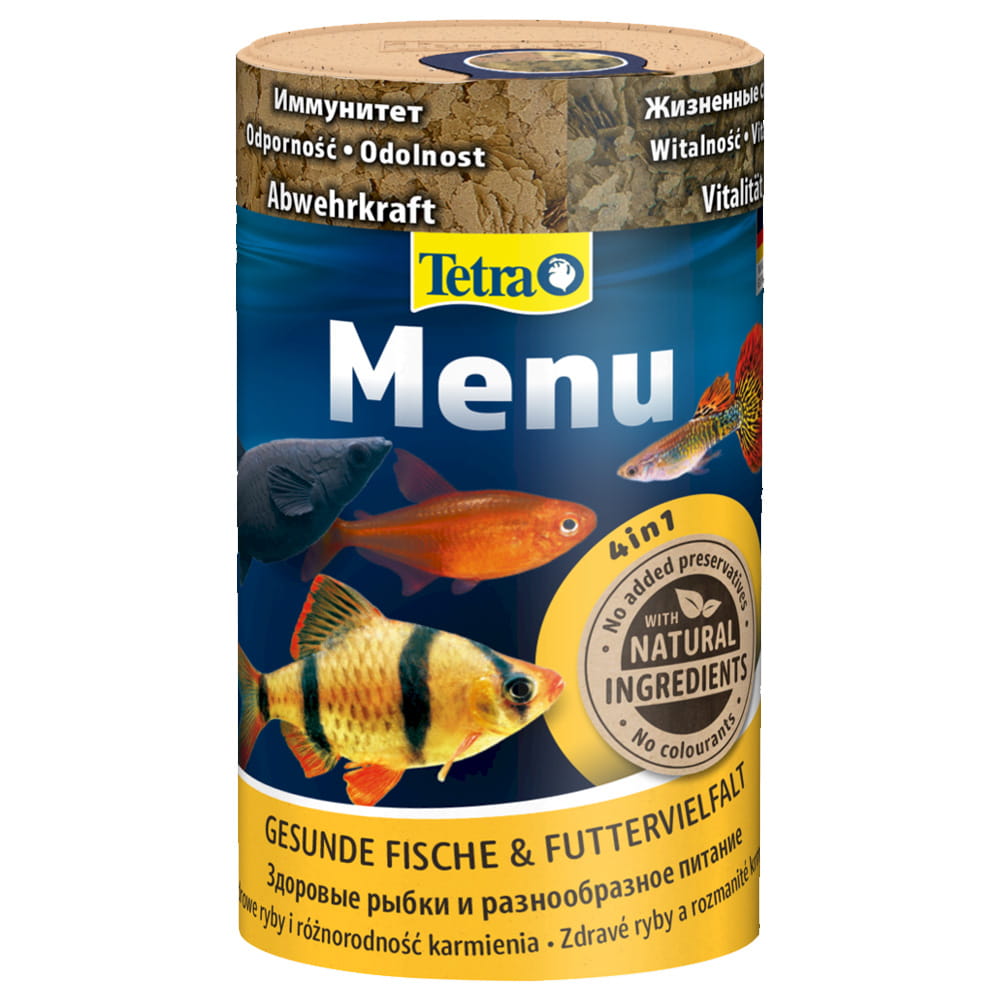 Tetra menu 100ml mix czterech pokarmów dla ryb